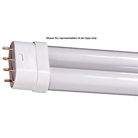 Nano Cube Straight Pin Compact Fluorescent Bulbs 24W Daylight