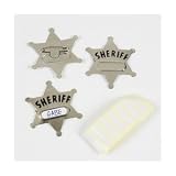Metal Sheriff's Badges (12/pkg)