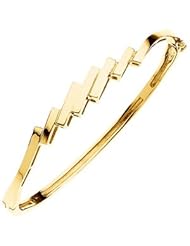 14K White Gold Bracelet Hinged Bangle Bracelet