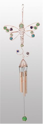 Buy Copper Tunes Dragonfly Wind Chime, 24″