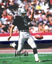 Ray Guy Autographed/Hand Signed Oakland Raiders 8x10 Photo