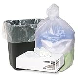 Ultra Plus Recycled Waste Can Liners, 8 Microns, 7 to 10 Gallon, 1,000/Carton (WBI2408) Category: Commercial Can Liners