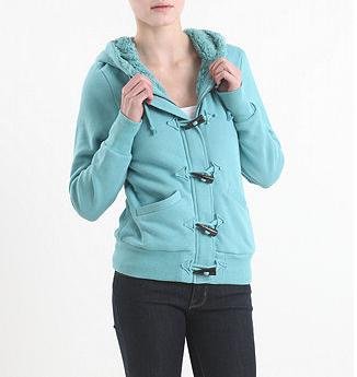 Roxy Cozy Fleece Fullzip and Toggle Hoodie