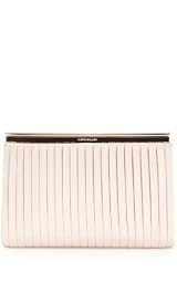 Pleated Satin Clutch