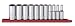 GearWrench 80563 11-Piece 3/8-Inch Dr. 12-Point Deep SAE Socket Set