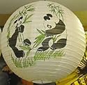 ORIENTAL PANDA PAPER LAMP SHADE