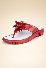 Step-Tone™ Floral Corsage Toe Post Flip-Flops
