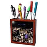 Las Vegas - Las Vegas The Strip - Tile Pen Holders-5 inch tile pen holder