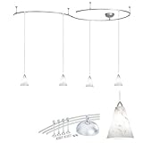 IMAGE OF WAC Lighting LM-K591-WT/PT 4 Light Four Monorail Lighting Kit,