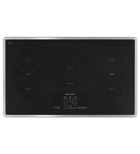 Kitchenaid KICU569XSS 36-Inch, 5-Element Induction Cooktop