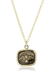 Pyrrha "talisman" 14k Yellow Gold Mini Carpe Diem Necklace