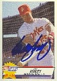 Billy Ashley, Albuquerque Dukes - Dodgers Affiliate, 1993 Fleer Pro Cards Autographed Card