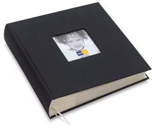 Kolo Hudson Pocket Photo Album - Black, 8frac14; times; 8frac14;, Hudson 2-Up Album