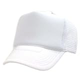 Vintage Trucker Hat Solid - White