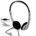 Casque audio avec microphone et contr�le du volume - pour Skype, MSN, PC, Chat - Argent