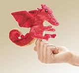 Mini Red Dragon Finger Puppet by Folkmanis