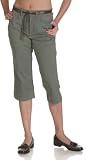 Gloria Vanderbilt Women's Petite Danae Sateen Belted Capri, Lush, 10 Petite