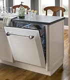 AGA Legacy ADW24BLU Fully Integrated Dishwasher with 6 Wash Cycles, 4-Blade Food Disposer, Sensor System and 3 Racks Including Culinary Tool Rack: Blue