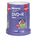 Memorex DVD+R 16x 4.7GB 100 Pack Spindle