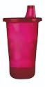 Nuby Reusable Cups with Lids, 10 Ounce, 6 Pack, Colors May Vary