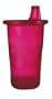 Nuby Reusable Cups with Lids, 10 Ounce, 6 Pack, Colors May Vary