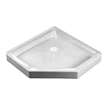 Crane Plumbing 38WLC-WH Cascade Shower Floor (Neo-Corner), White