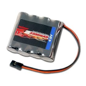 4.8V Tenergy 2000mAh NiMH Receiver RX Battery with Hitec connectors for RC Cars and... from Toy RC Airplanes