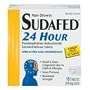 Sudafed 24 Hour, Non-Drowsy Nasal Decongestant, Coated Caplets - 10 Ea