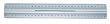 Wedo 0525235 R�gle en aluminium avec poign�e pour droitiers / gauchers 30 cm