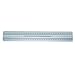 Wedo 0525235 Lineal aus Aluminium 30 cm mit Griff f�r Rechts- und Linksh�nder mit rutschsicherer Gummieinlage