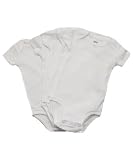 Carters Four Piece Short Sleeve Bodysuits Set    white, new born
