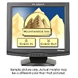 Planar PT1710MX-WH 17-Inch Resistive Touch Screen LCD Monitor with Serial or USB Interface and Speakers (White)