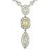 Marquise and Fancy Yellow Diamond Pendant 1.47cttw