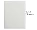 Oasis Supply Edible, Ultra Flexible Icing Sheets, White, 12 count