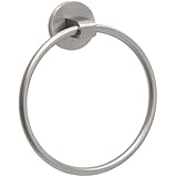 Gatco 4112 Zone Towel Ring, Satin Nickel