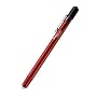 Streamlight 65035 Stylus 6-1/4-Inch Penlight with Pocket Clip and White LED, Red