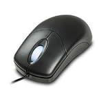 ECONOMICAL BALL SCROLL MOUSE, PS/2, BLACK