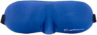 Sleeping Mask Blindfold-Comfortable Performance For Travel,Hotel,Sleeping,Naps With Carrying Pouch &amp; Ear Plugs-Blue