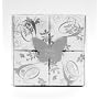 Talking Tables Romantic Table Trivia, Silver, Pack of 4