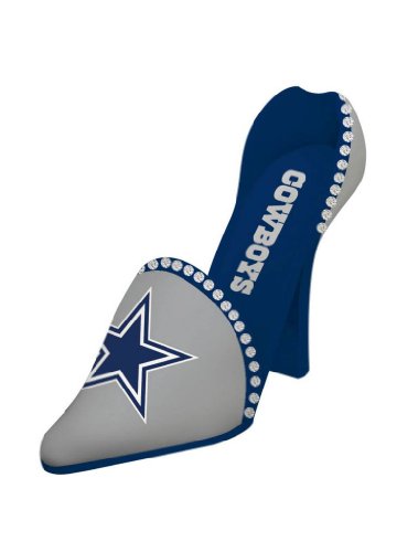 Dallas Cowboys High Heel Shoe Wine Bottle Holder