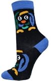 3 Pairs of Children's Designer Socks With Dog