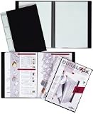 Durable 242301 Sichtbuch Duralook, für A4, mit 30 Hüllen, Rückenbreite: 20 mm, schwarz