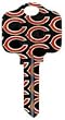 Chicago Bears Kwikset KW1 House Key