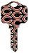 Chicago Bears Kwikset KW1 House Key