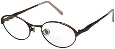 New &amp; Season &amp; Genuine - Brand: Paolo Gucci Style/model: 6305631 Gender: Mens/Womens Vision Care Newest Season Designer Full-rim Eyeglasses/Spectacles (50-18-140, Brushed Bronze / Pink Pearl)