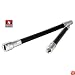 Pro-Grade 2-Piece Steel Spring Flex Extension Bar Set - 1/4