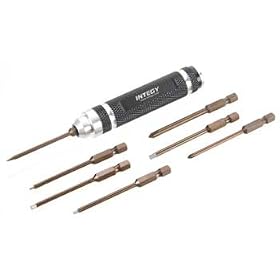 QuickPit 7pc Metric Hex Wrench + Screw Tips from Hex Driver Sets