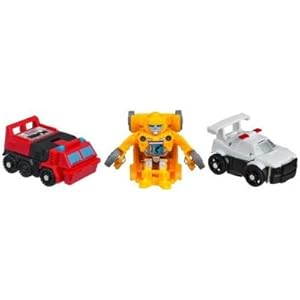 Transformers Bot Shots Battle Game Autobots 3Pack Sentinel Prime, Prowl Bumblebee