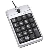 Optical USB Mouse W/ Tenkey Pad And Large Numbers