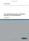 Eine Erz�hlanalyse anhand von ''Schlechtes Gewissen'' von Thomas Bernhard